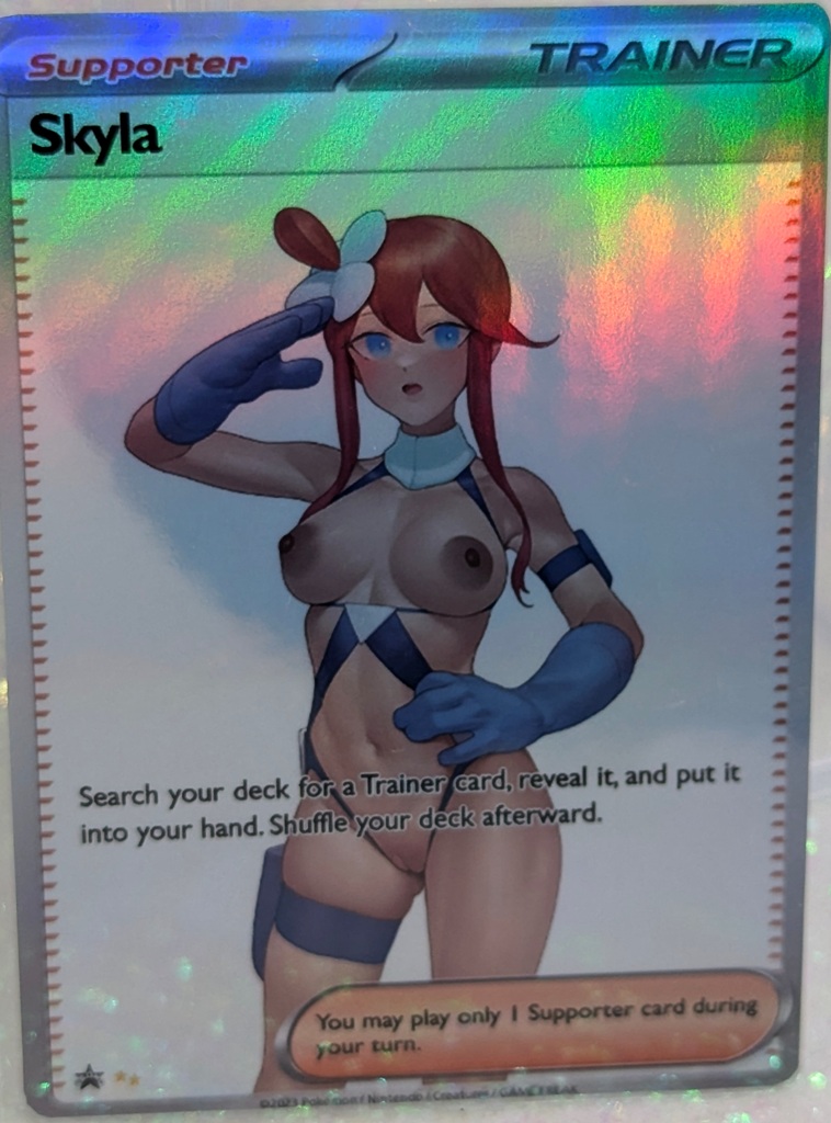 B2P48-8 Holofoil Card - Poke Trainer Skyla