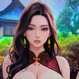 B3P7-1 Holofoil Card - Cheongsam/Qipao Girl