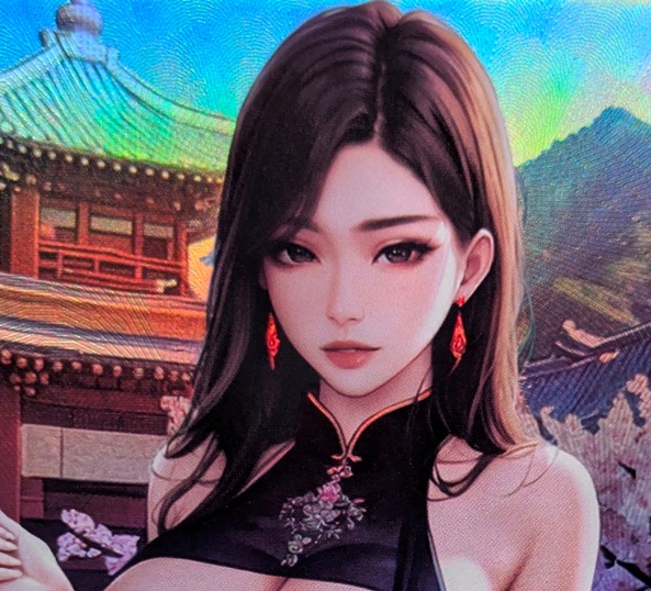 B3P7-4 Holofoil Card - Cheongsam/Qipao Girl