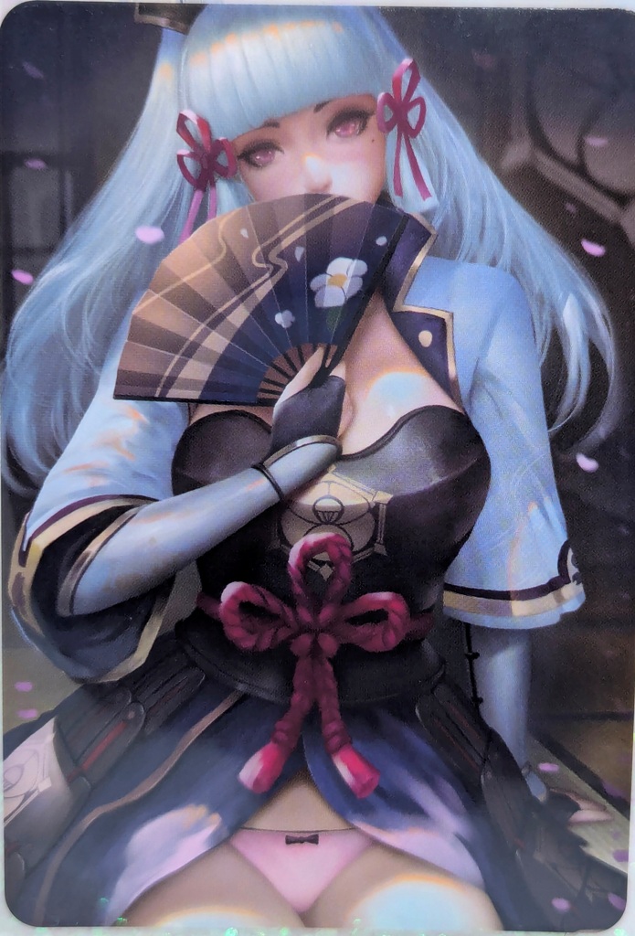 B3P18-6 Holofoil Card - Floral Flash 3 Kamisato Ayaka - Image 3