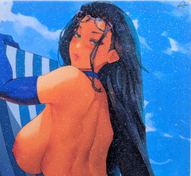 B3P38-3 Glitter Sexy Card - Nico Robin