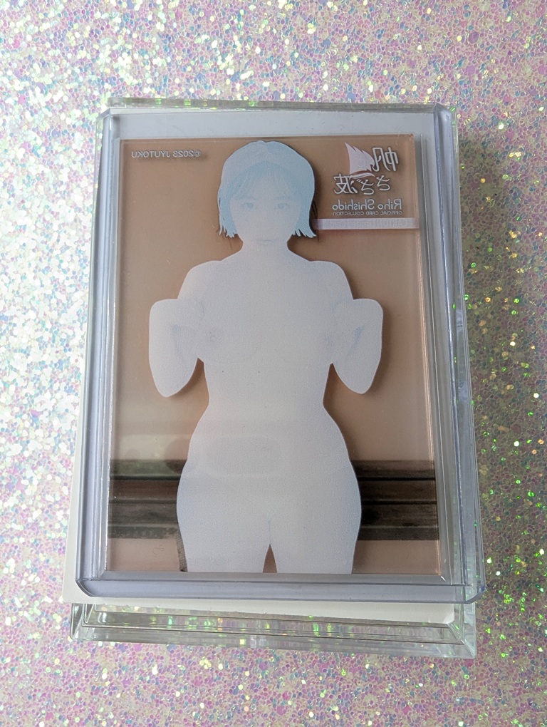 SBP2-2 - Jyutoku 2023 Carton Limited Acrylic Card - Riho Shishido - Image 2