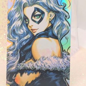 B4P46-8 Holofoil Sexy Card - Portraits - Black Cat