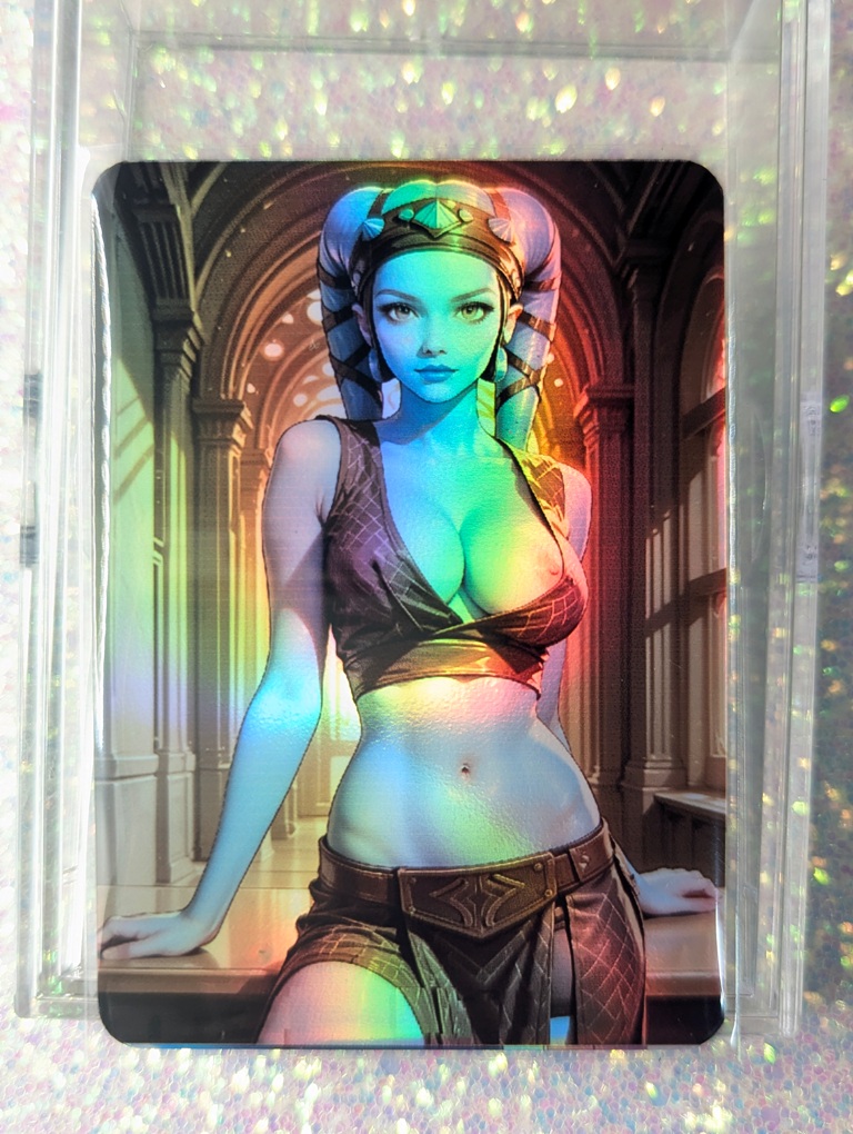 B6P10-2 Double Sided Holofoil - Star Wars - Aayla Secura