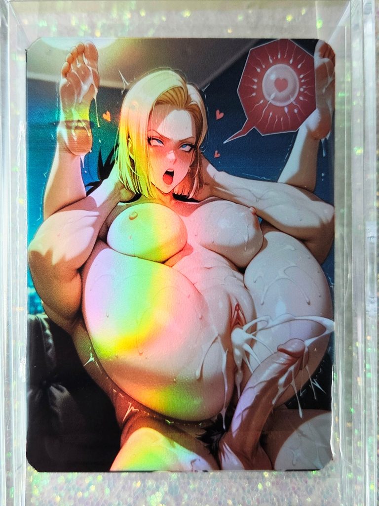 B6P19-1 Double Holofoil Sexy Card - Android 18
