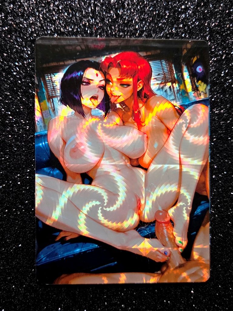 B7P17-3- Red Light District 3 - Raven & Starfire (SPIRAL FOIL LIMITED)