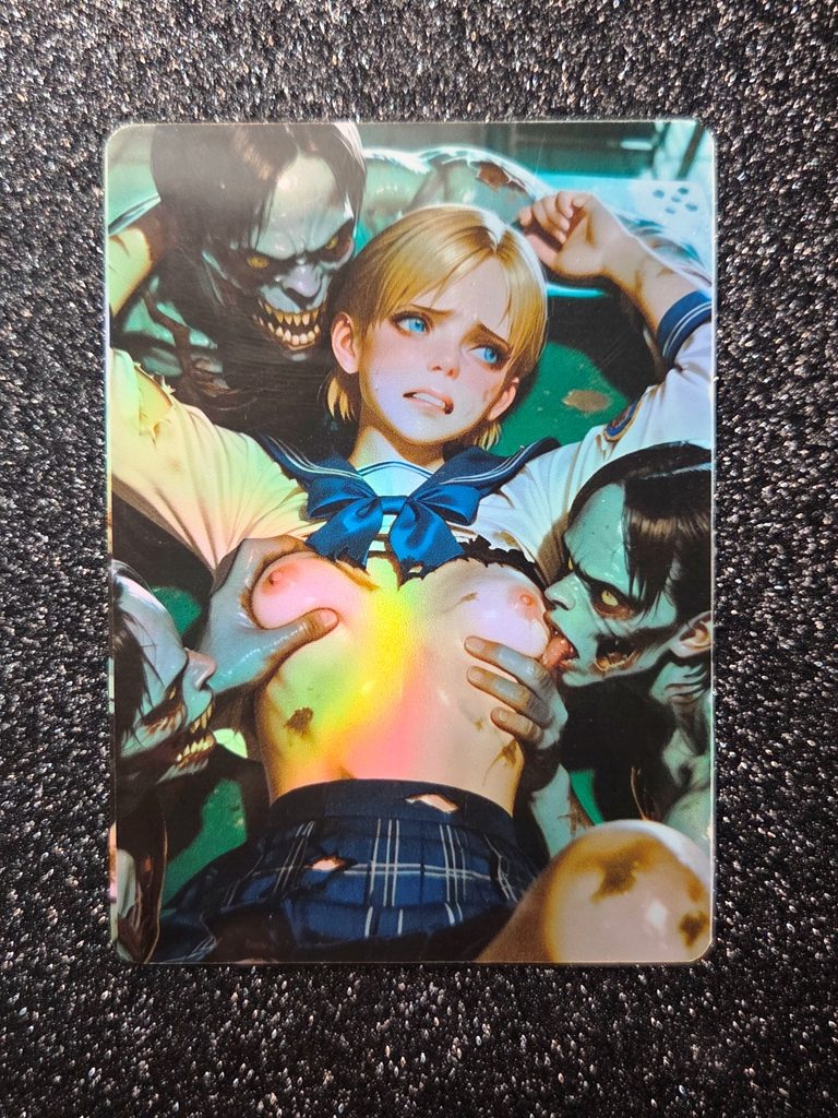 B7P43-3 Resident Evil 2 - Sherry Birkin x Zombies