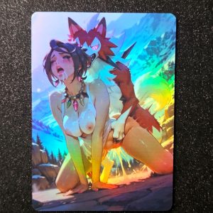 B8P14-2 Poke Breeder MILFs - Olivia x Lycanroc/Rockruff